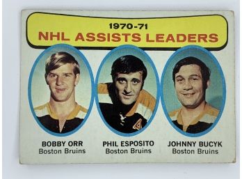 1971 Topps Bobby Orr Leader Card Vintage Collectible Card