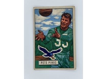 1951 Topps Pete Pihos Vintage Collectible Card