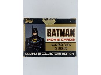 1989 Topps Batman Movie Glossy Set Vintage Collectible Card
