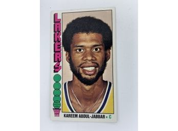 1976 Kareem Abdul Jabbar Vintage Collectible Card