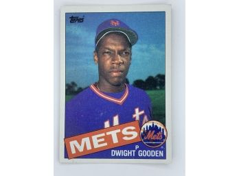 1985 Topps Dwight Gooden Vintage Collectible Card