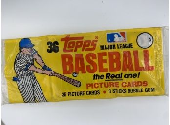 1982 Topps Baseball Rack Pack W/ Cal Ripken Vintage Collectible Card