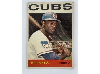 1964 Topps Lou Brock Vintage Collectible Card