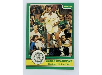 1984 Star Co Celtics Card Lot Vintage Collectible Card