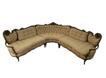 Victorian Tuft Wrap Around Sofa