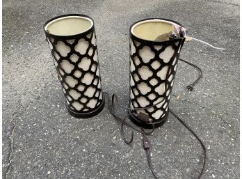 Pair Of Table Lights, Untested
