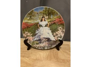Knowles Limited Edition Collectors Plate -' Melaine', Third Issue Of Gone With The Wind Collection