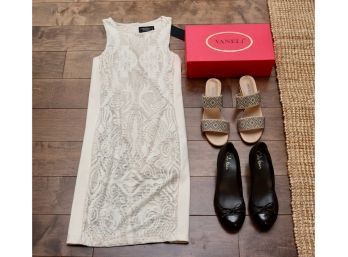 Set Of 3 Women's Cole Haan, Vanelli Shoes And Lapina Dress