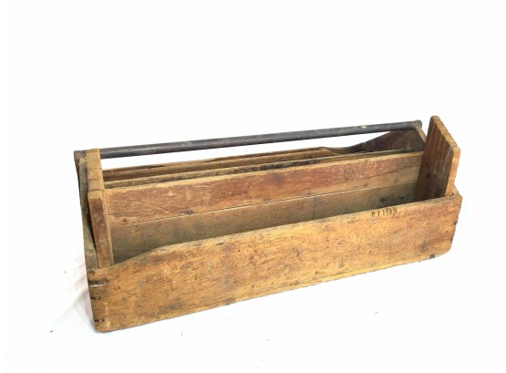 Primitive Antique Wooden Tool Box