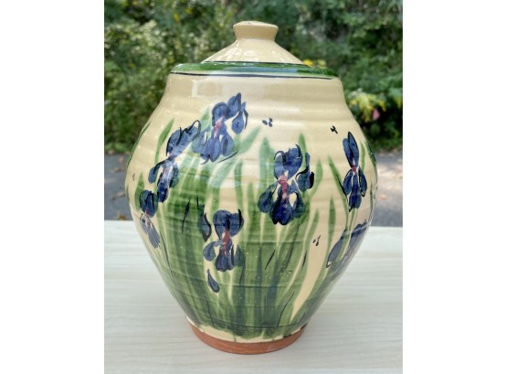 Beautiful Pottery Vase/Container With Lid