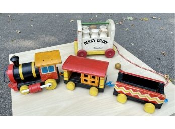 Vintage Wooden Pull Toys