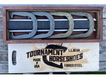 LL Bean Tournament Horseshoe Set