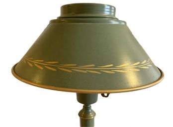 Vintage Metal Tole Floor Lamp Tested Working 53 In. Height