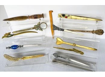 Lot Of 13 Fabulous Vintage Letter Openers