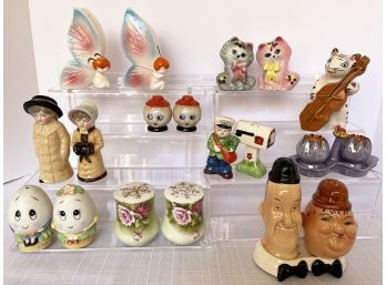 Lot C Adorable Vintage Salt And Pepper Shakers 10 Pairs