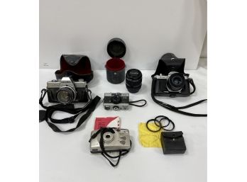 Vintage Camera And Accessories Lot