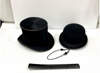 Herbert Johnson 38 New Bond Street London Top Hat Possibly Silk