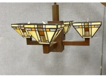 Stickley Arts And Crafts Mission Style Hanging Chandelier Fixture