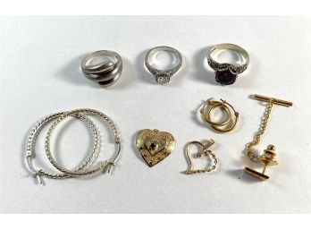 Gold And Sterling Silver Jewelry