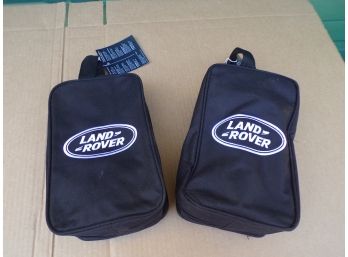 Two Land Rover Bags With Cleaning Items
