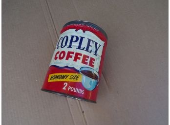Two Old Tins Copley Coffee And  Samplers Candy