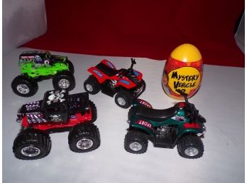 Lot Of 4 Off Road Vehicles And One Mystery Jada Toys