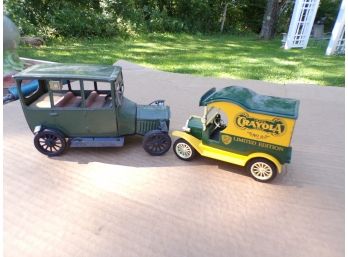 Two Vehicle 1915 Ford And 1912 Crayola Delivery Van