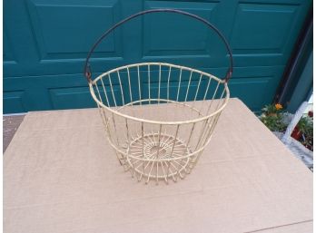 Wire Egg Basket Antique