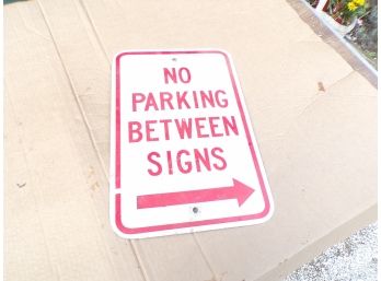 Metal Sign No Parking