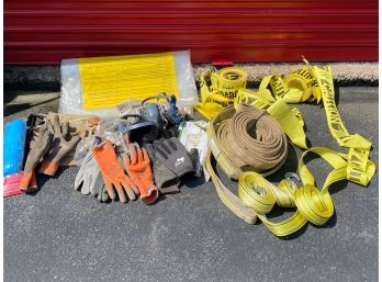 Group Of Gloves And Other Safety Items