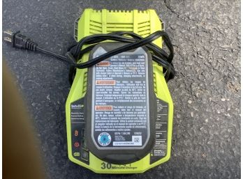 Ryobi 30 Minute Charger With Lithium Battery