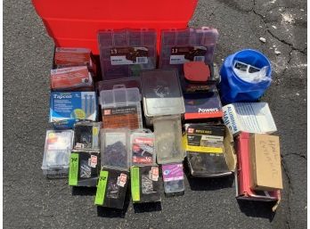 Lot Of Nails, Screws,  Fasteners And More!