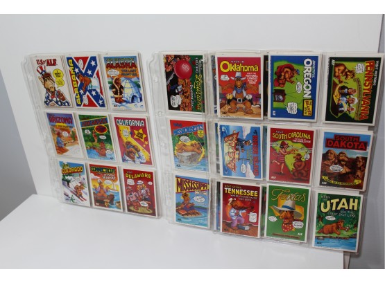 1987 'U.S. Of Alf'  Complete Set Of Sticker Cards