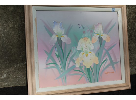 Original Art By Jay Howell - Orchids On Canvas