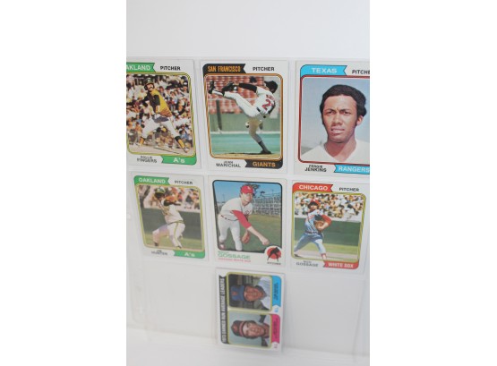 1974 Topps Baseball Pitchers & 1 1973 Rich Gossage