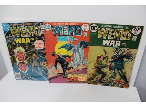 3 DC Weird War Bronze Age Comics