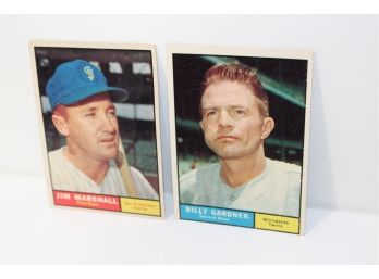 1961 Topps Baseball - (2) & 1-1963 & 1-1964