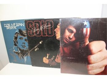 Don McLean 3 Album Group American Pie - Tapestry - Solo -Seals & Crofts Greatest Hits