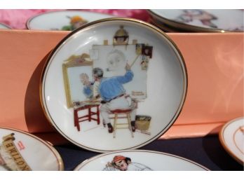 Norman Rockwell Miniature Plates - 48 Pieces