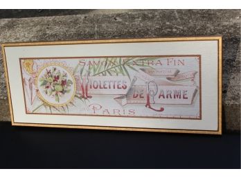 Another Decor Piece With A Parisian Theme 'Violette De Parme'