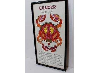 1967 Cancer Horoscope Art - Groovy