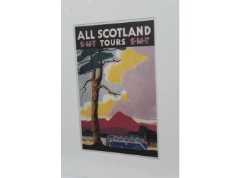 Scotland Travel Poster Reproduction