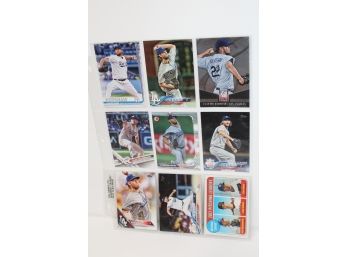 Clayton Kershaw Group Of Baseball Cards
