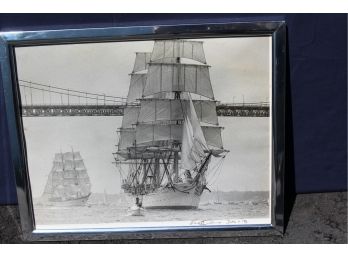 1976 Bicentennial Ship Parade Photo & Program & Special Postcard