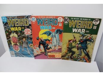 3 DC Weird War Bronze Age Comics