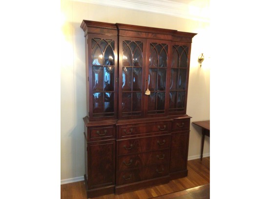 Incredible Hutch With Beveled Glass