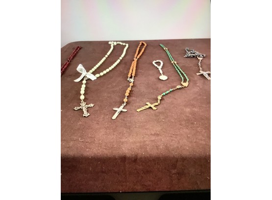 Rosary Necklace Lot