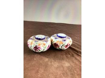 Floral Salt And Pepper Shakers