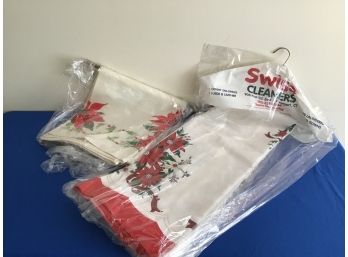Vintage Christmas Table Clothes