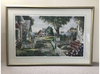 The Hollyhock Inne Bed And Breakfast Signed Art By Denise Patchell-olson #181